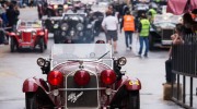 16/05/2015 Lucca, Passage of the Automobile Racing Mille Miglia from the center of Lucca