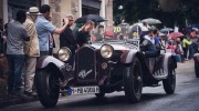 16/05/2015 Lucca, Passage of the Automobile Racing Mille Miglia from the center of Lucca