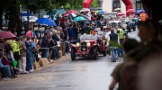 16/05/2015 Lucca, Passage of the Automobile Racing Mille Miglia from the center of Lucca