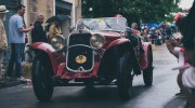 16/05/2015 Lucca, Passage of the Automobile Racing Mille Miglia from the center of Lucca