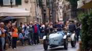 16/05/2015 Lucca, Passage of the Automobile Racing Mille Miglia from the center of Lucca