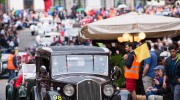 16/05/2015 Lucca, Passage of the Automobile Racing Mille Miglia from the center of Lucca