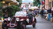 16/05/2015 Lucca, Passage of the Automobile Racing Mille Miglia from the center of Lucca