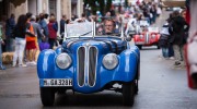 16/05/2015 Lucca, Passage of the Automobile Racing Mille Miglia from the center of Lucca