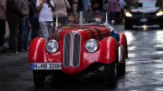 16/05/2015 Lucca, Passage of the Automobile Racing Mille Miglia from the center of Lucca