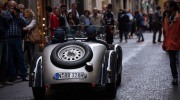 16/05/2015 Lucca, Passage of the Automobile Racing Mille Miglia from the center of Lucca