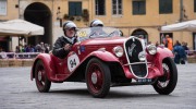 16/05/2015 Lucca, Passage of the Automobile Racing Mille Miglia from the center of Lucca