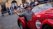 16/05/2015 Lucca, Passage of the Automobile Racing Mille Miglia from the center of Lucca