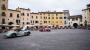 16/05/2015 Lucca, Passage of the Automobile Racing Mille Miglia from the center of Lucca