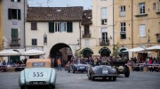 16/05/2015 Lucca, Passage of the Automobile Racing Mille Miglia from the center of Lucca