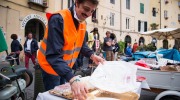 16/05/2015 Lucca, Passage of the Automobile Racing Mille Miglia from the center of Lucca