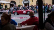 16/05/2015 Lucca, Passage of the Automobile Racing Mille Miglia from the center of Lucca