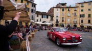 16/05/2015 Lucca, Passage of the Automobile Racing Mille Miglia from the center of Lucca