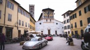 16/05/2015 Lucca, Passage of the Automobile Racing Mille Miglia from the center of Lucca