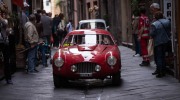 16/05/2015 Lucca, Passage of the Automobile Racing Mille Miglia from the center of Lucca