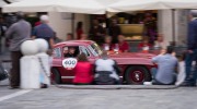 16/05/2015 Lucca, Passage of the Automobile Racing Mille Miglia from the center of Lucca