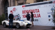 16/05/2015 Lucca, Passage of the Automobile Racing Mille Miglia from the center of Lucca