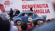 16/05/2015 Lucca, Passage of the Automobile Racing Mille Miglia from the center of Lucca