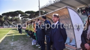 14/03/2016 VIAREGGIO (LU), panchina dell'inter alla cerimonia di apertura della VIAREGGIO CUP 2016 con la partita INTER - AKADEMIJA PANDEV svolta allo stadio dei pini a VIAREGGIO