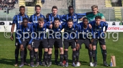 14/03/2016 VIAREGGIO (LU), formazione dell INTER alla cerimonia di apertura della VIAREGGIO CUP 2016 con la partita INTER - AKADEMIJA PANDEV svolta allo stadio dei pini a VIAREGGIO