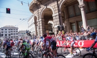 arrival of the stage Albenga - Genoa of the Tour of Italy