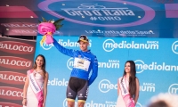 arrival of the stage Albenga - Genoa of the Tour of Italy