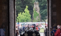 16/05/2015 Lucca, Passage of the Automobile Racing Mille Miglia from the center of Lucca