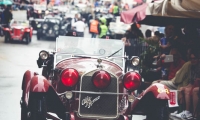 16/05/2015 Lucca, Passage of the Automobile Racing Mille Miglia from the center of Lucca