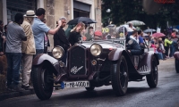 16/05/2015 Lucca, Passage of the Automobile Racing Mille Miglia from the center of Lucca