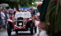 16/05/2015 Lucca, Passage of the Automobile Racing Mille Miglia from the center of Lucca