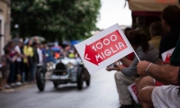 16/05/2015 Lucca, Passage of the Automobile Racing Mille Miglia from the center of Lucca