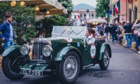 16/05/2015 Lucca, Passage of the Automobile Racing Mille Miglia from the center of Lucca