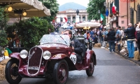 16/05/2015 Lucca, Passage of the Automobile Racing Mille Miglia from the center of Lucca