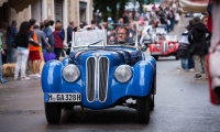 16/05/2015 Lucca, Passage of the Automobile Racing Mille Miglia from the center of Lucca