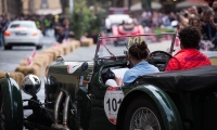 16/05/2015 Lucca, Passage of the Automobile Racing Mille Miglia from the center of Lucca