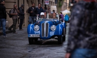 16/05/2015 Lucca, Passage of the Automobile Racing Mille Miglia from the center of Lucca