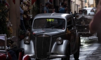 16/05/2015 Lucca, Passage of the Automobile Racing Mille Miglia from the center of Lucca