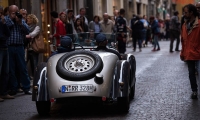 16/05/2015 Lucca, Passage of the Automobile Racing Mille Miglia from the center of Lucca