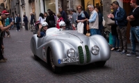 16/05/2015 Lucca, Passage of the Automobile Racing Mille Miglia from the center of Lucca