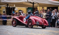 16/05/2015 Lucca, Passage of the Automobile Racing Mille Miglia from the center of Lucca