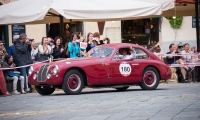 16/05/2015 Lucca, Passage of the Automobile Racing Mille Miglia from the center of Lucca