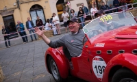 16/05/2015 Lucca, Passage of the Automobile Racing Mille Miglia from the center of Lucca