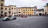 16/05/2015 Lucca, Passage of the Automobile Racing Mille Miglia from the center of Lucca