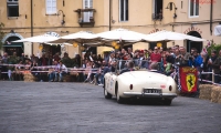 16/05/2015 Lucca, Passage of the Automobile Racing Mille Miglia from the center of Lucca