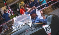 16/05/2015 Lucca, Passage of the Automobile Racing Mille Miglia from the center of Lucca