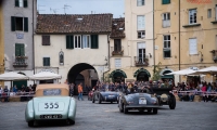 16/05/2015 Lucca, Passage of the Automobile Racing Mille Miglia from the center of Lucca