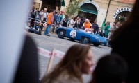 16/05/2015 Lucca, Passage of the Automobile Racing Mille Miglia from the center of Lucca