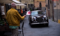 16/05/2015 Lucca, Passage of the Automobile Racing Mille Miglia from the center of Lucca