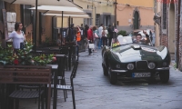 16/05/2015 Lucca, Passage of the Automobile Racing Mille Miglia from the center of Lucca