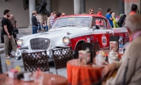 16/05/2015 Lucca, Passage of the Automobile Racing Mille Miglia from the center of Lucca